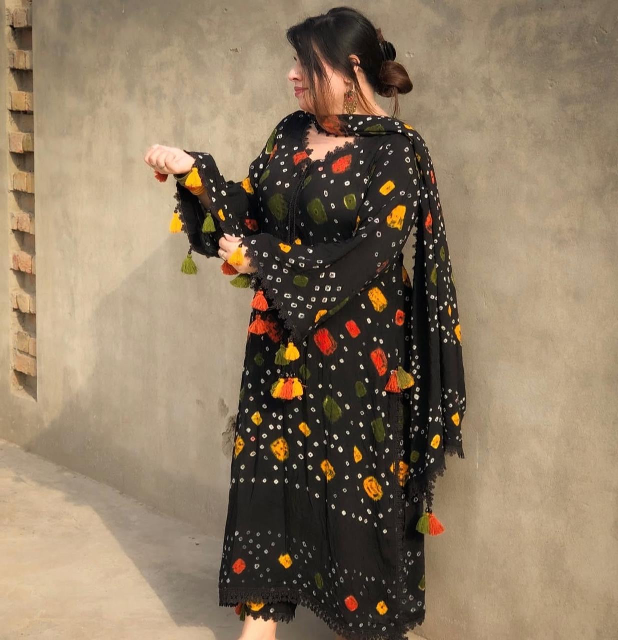 Linen chunri dresses collection beautiful design