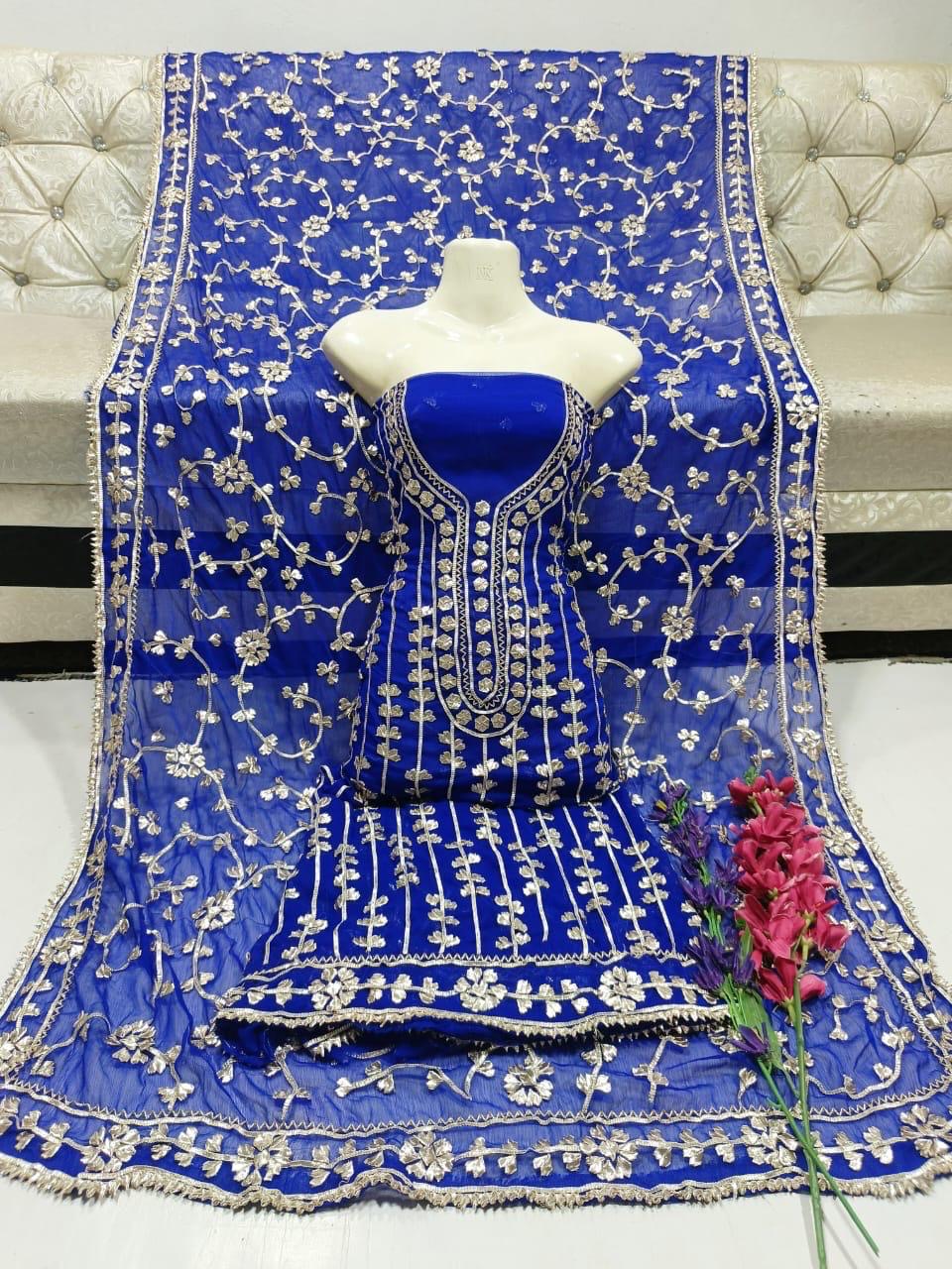 New Arrival gotta press work jaal dresses