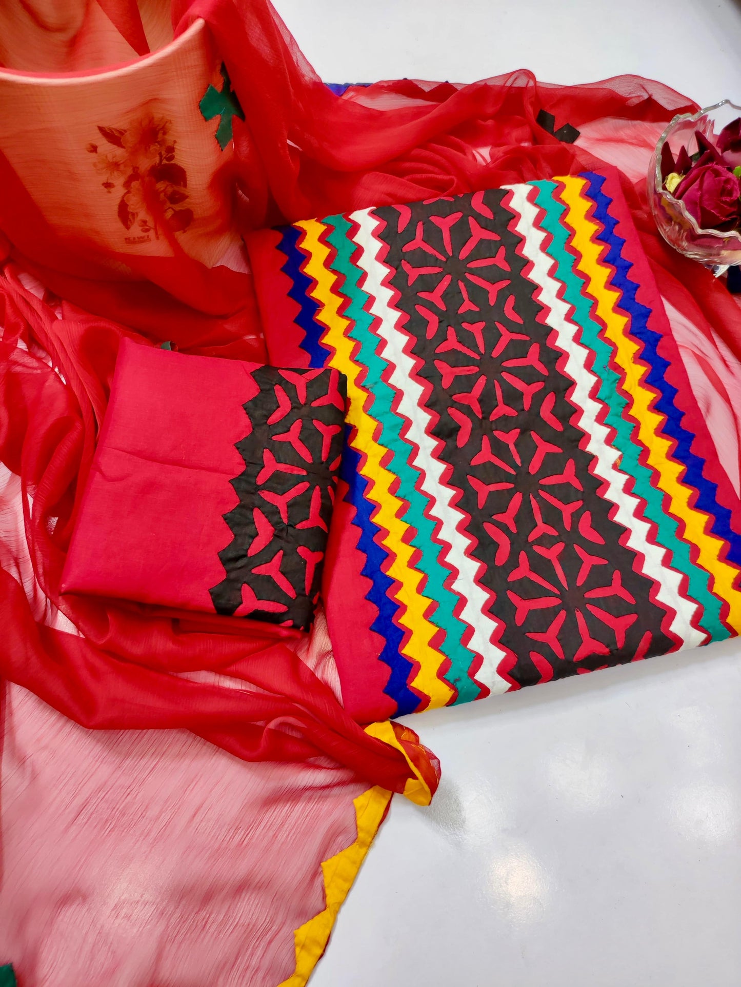 Beautiful Applic work collection dresses