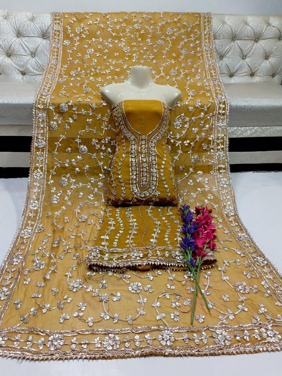 New Arrival gotta press work jaal dresses