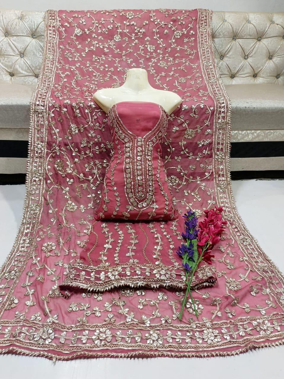 New Arrival gotta press work jaal dresses