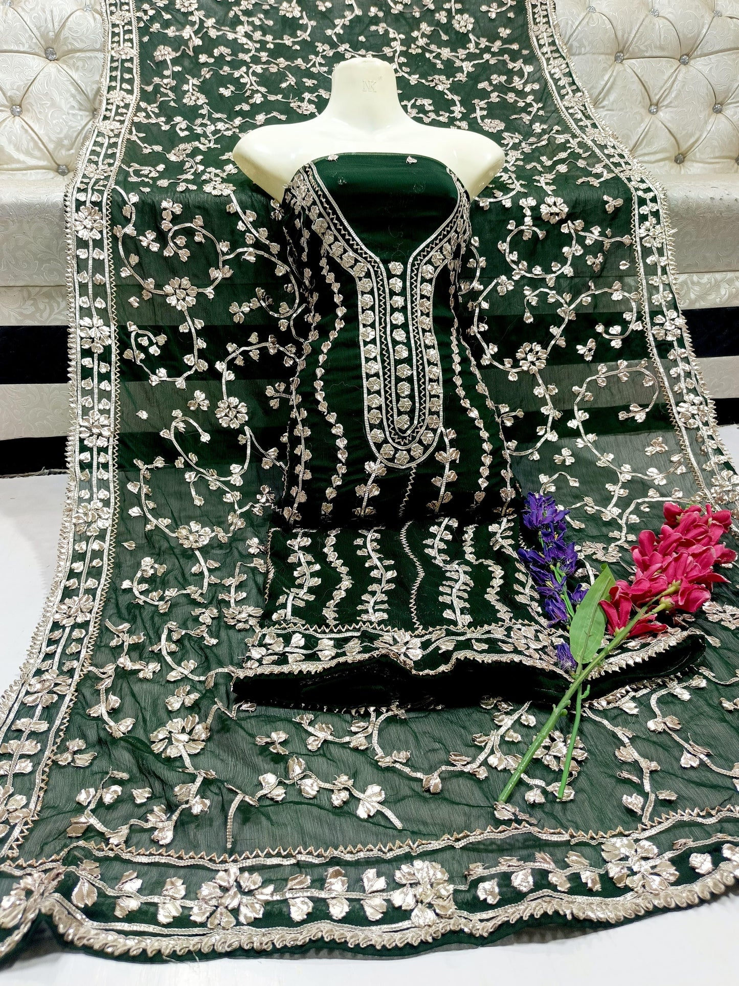 New Arrival gotta press work jaal dresses